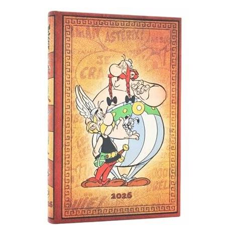 Little, Brown And Company, Notitieboekje + Schrijfblok, 2026 Asterix & Obelix (The Adventures Of Asterix) Mini 12-month Horizontal Hardcover Flexi