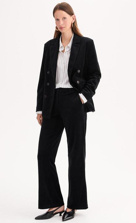 Actual product image Anne Weyburn High-Waist-Hose aus Samt (44)