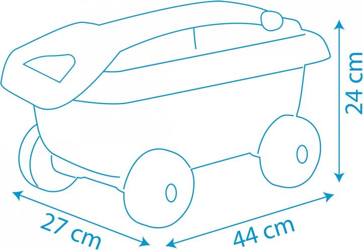Immagine prodotto Smoby Set carretto con secchiello per la sabbia di Spidey