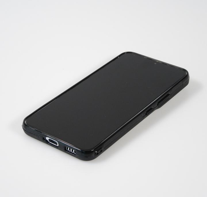 Actual product image PhoneLook Coque Silicone rigide noir Black and white Cox (Samsung Galaxy A13 5G)