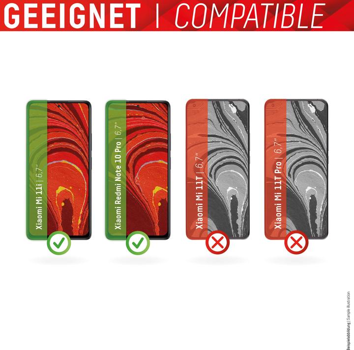 Produktbild Displex Smart Glass, Displayschutzfolie (1 Stück, Xiaomi Mi 11i, Xiaomi Redmi Note 10 Pro)