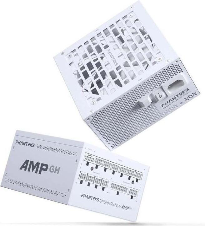 Immagine prodotto Phanteks AMP GH 1000W 80 PLUS Platinum, PCIe 5.1, ATX 3.1 - 1000 Watt, bianco (1000 W)