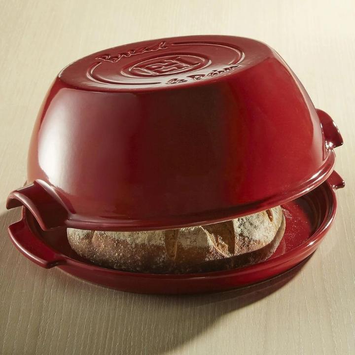 Actual product image Emile Henry EH345507 Bread baker, round, Grand Cru, 295 mm diameter (29.50 cm)