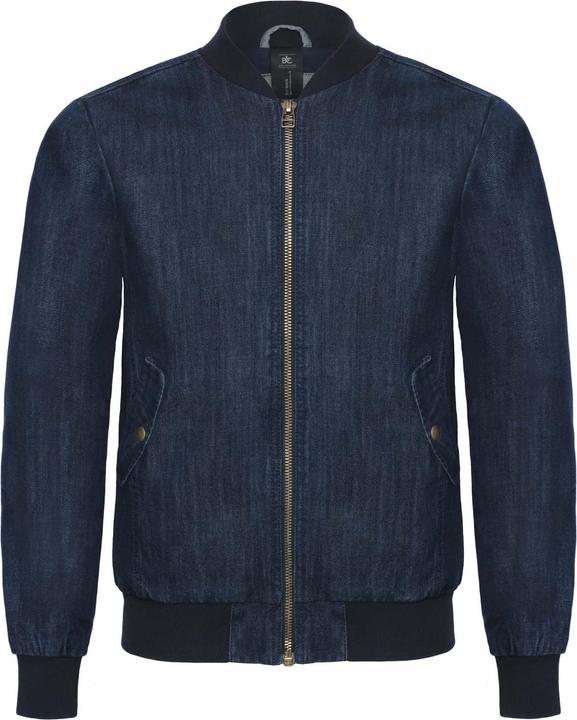 Actual product image B&C Denim Supremacy Denim Bomber Jacket Jacket (XL)