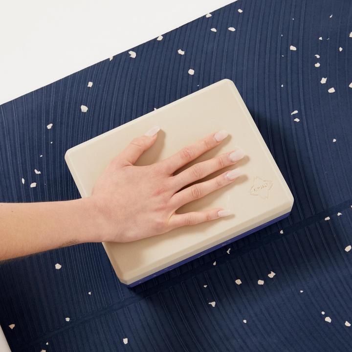 Actual product image Kimjaly Yoga block foam XL - blue
