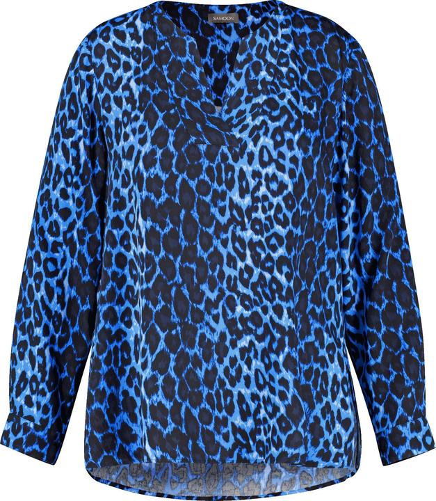 Produktbild Samoon Tunika mit Animal-Print Bluse Langarm (54)