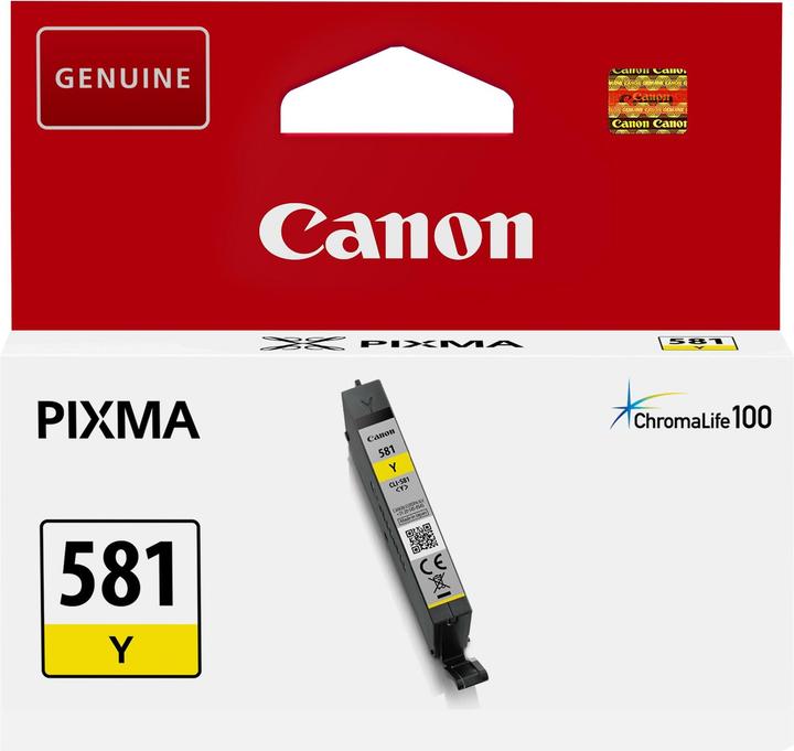 Actual product image Canon Cli-581 (Y)