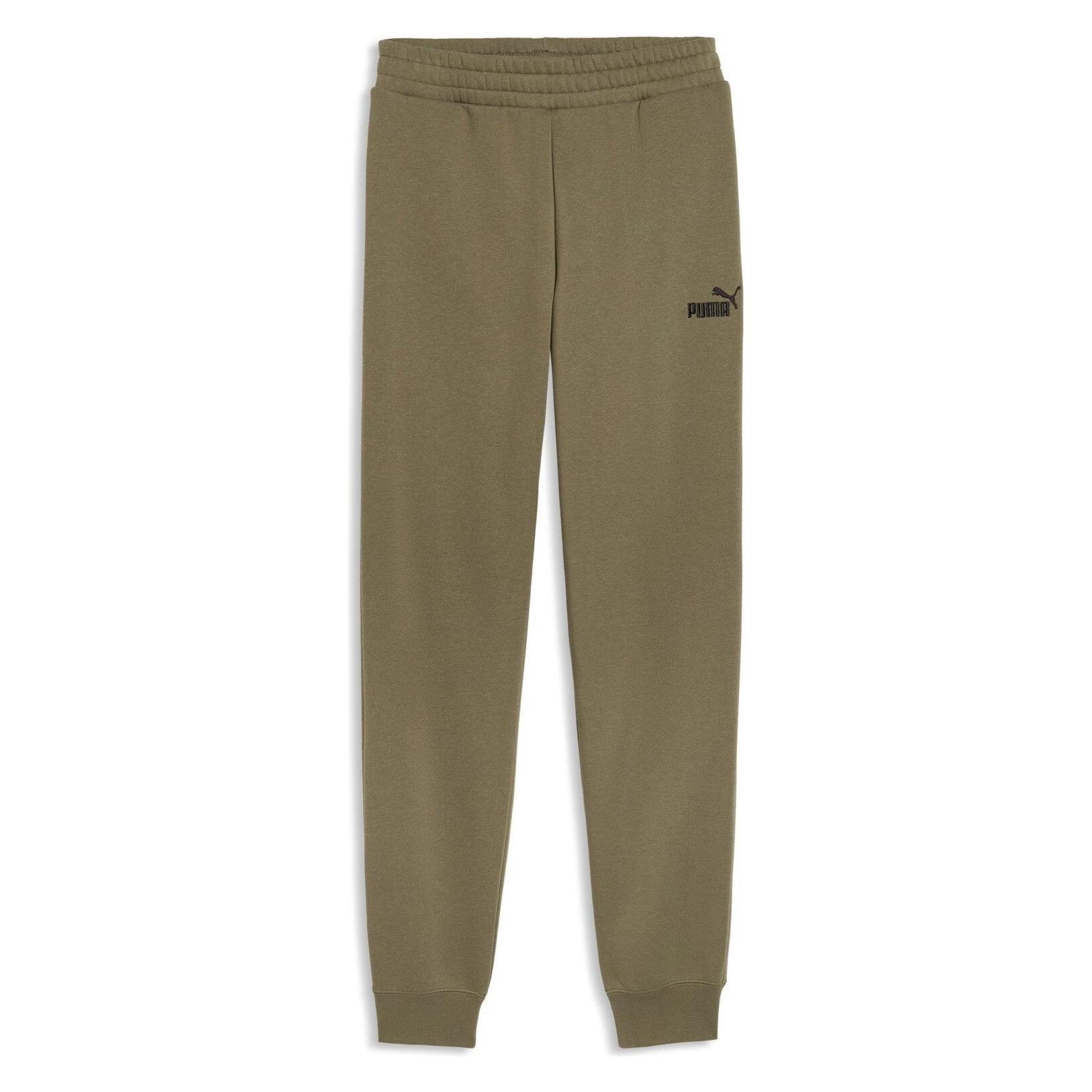 Puma, Mannen, Sportbroek, Ess No. 1 Logo Sweatpants Fl Cl (s) (Xxl), Groen