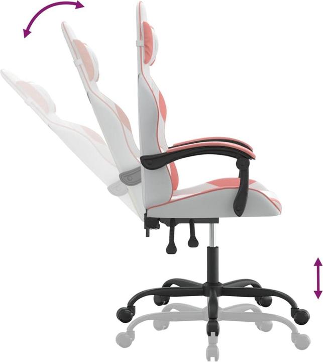 Produktbild vidaXL Gaming-Stuhl (44.50 - 54.50 cm)