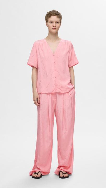 Actual product image Selected Print top with V-neck (36)