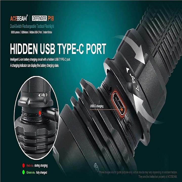 Productafbeelding AceBeam P18 Quad-Core - 5'000 Lumen (14.49 cm, 5000 lm)