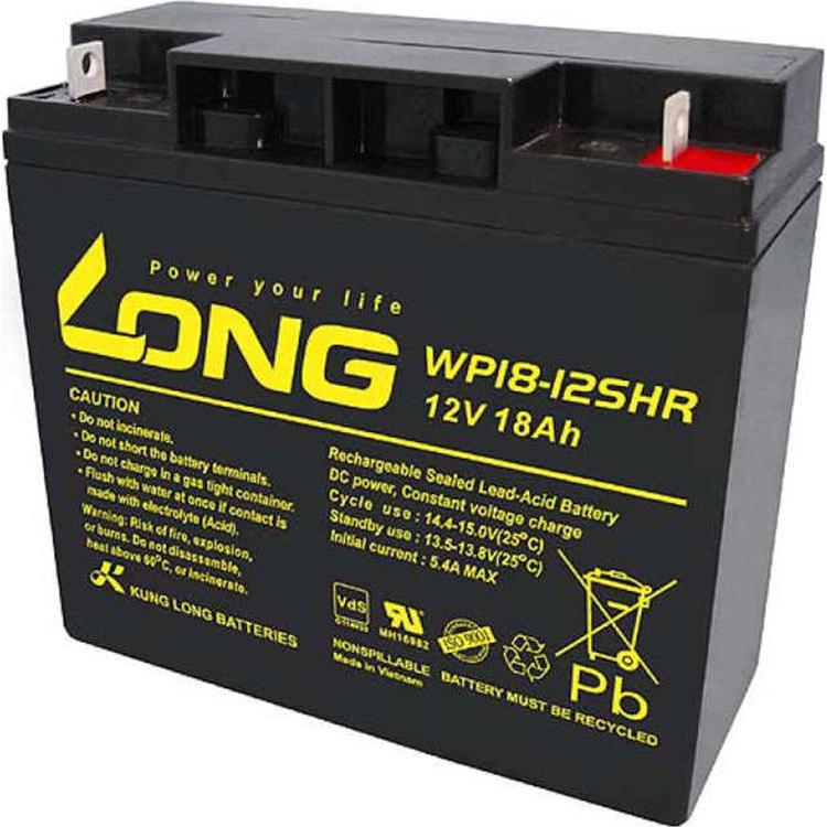 Thumbnail - Kung Long Akku passend für den APC RBC55 Akku 12 Volt 18Ah 4 Stück (4 Stk., 18000 mAh), Batterien + Akkus