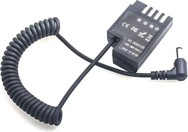 Produktbild Caruba Panasonic DMW DCC12 Volldecodierung Dummy Batterie (Federkabel) (DC-Kuppler)