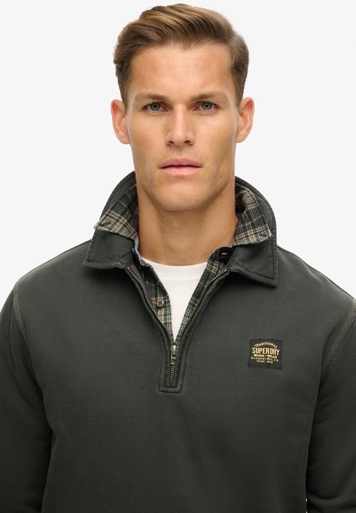 Image du produit Superdry Sweatshirt 1/2 zip et coutures contrastées (XXL)