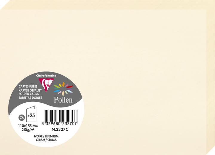 Produktbild Clairefontaine Doppelkarte (25 Stk.)
