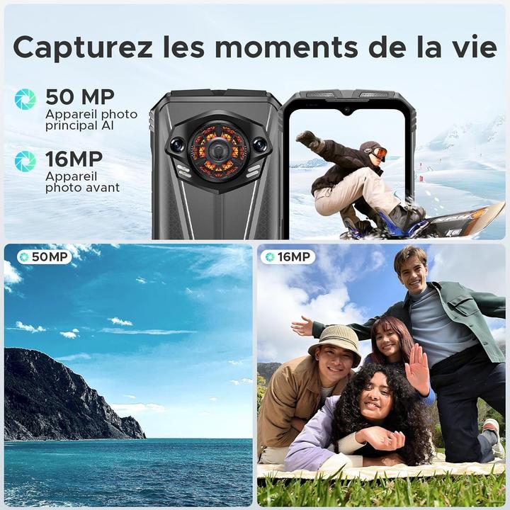 Produktbild Doogee S Punk Pro (512 GB, Silber, 6.60", Dual SIM, 4G)