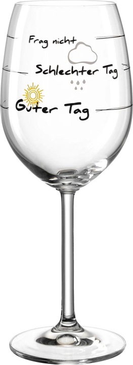 Image du produit Leonardo Verre à vin rouge Presente Bon jour 460 ml, 1 pièce, Transparent (46 cl, 1 Verres, Verres à vin rouge)