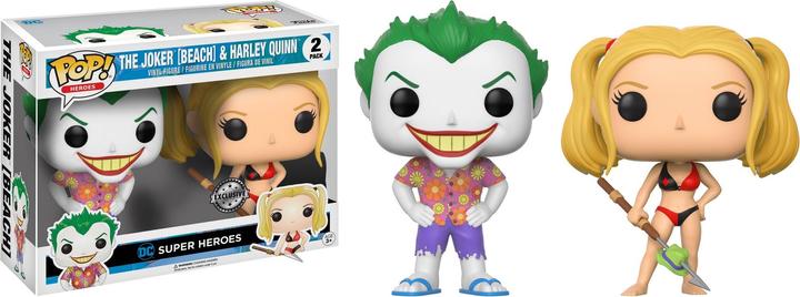 Produktbild Funko POP! DC Comics Heroes: Doppelpack Beach Joker & Harley