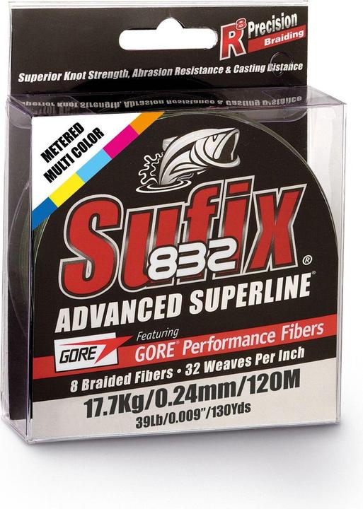 Actual product image Sufix X8 832 Advanced Superline – 300m
