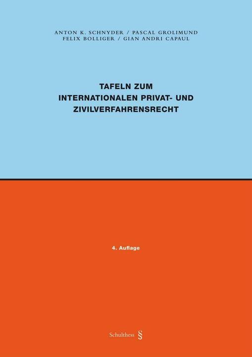 Tafeln zum Internationalen Privat- und Zivilverfahrensrecht (PrintPlu§)