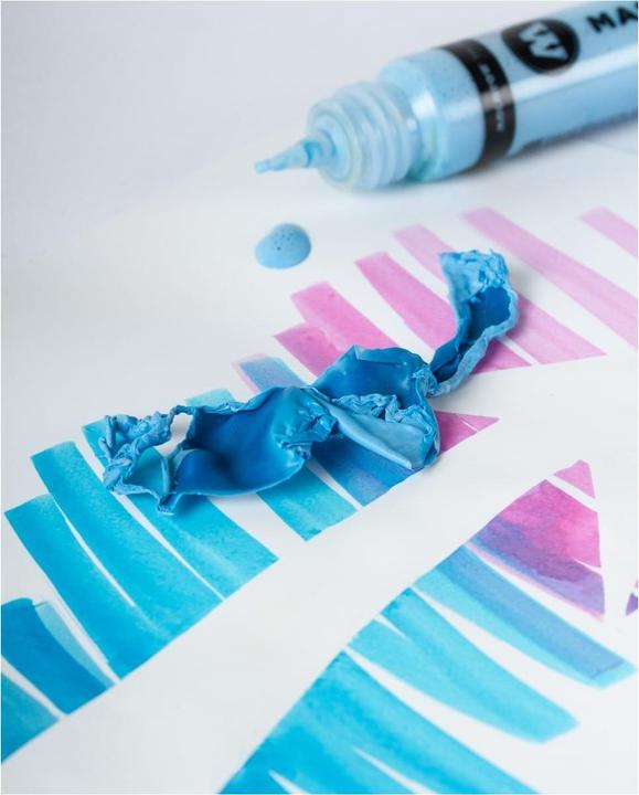 Actual product image Molotow Masking Liquid Pump Marker (Blue, 2 mm, 1 x)