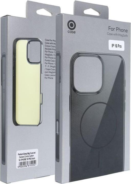 Produktbild OEM Back panel cover Glossy Mag Cover compatible with MagSafe for IPHONE 17 Air black (Apple iPhone 17 Pro)