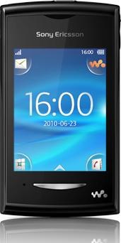 Actual product image Sony Ericsson Yendo - Black/Black (2.60", 2 Mpx)
