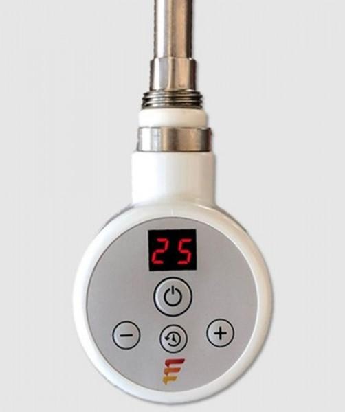 Produktbild Mert - Thermostat Regler MED für Handtuchheizkörper, inklusive Heizpatrone 1000W, Weiss