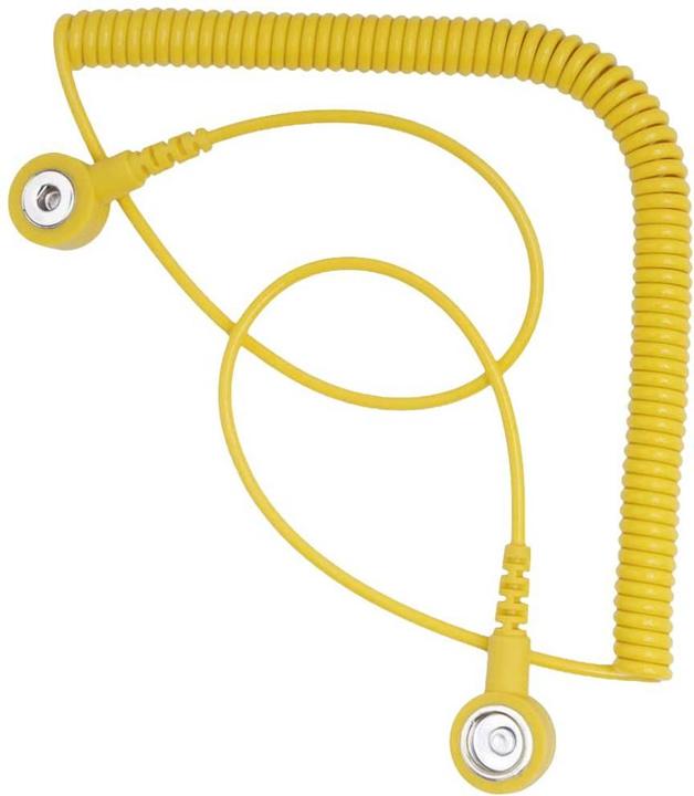 Actual product image Bernstein Tools ESD spiral cable yellow (Static protection)
