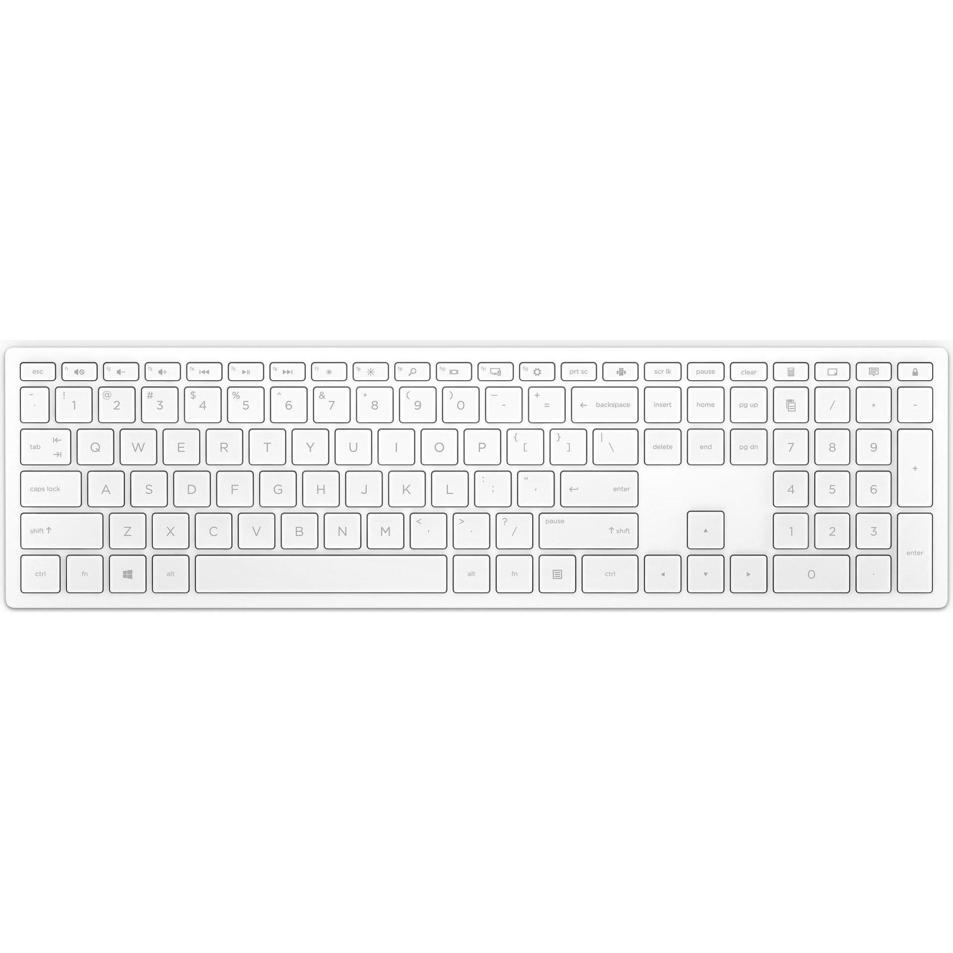 Thumbnail - HP Pavilion 600 (DE, Kabellos), Tastatur, Weiss