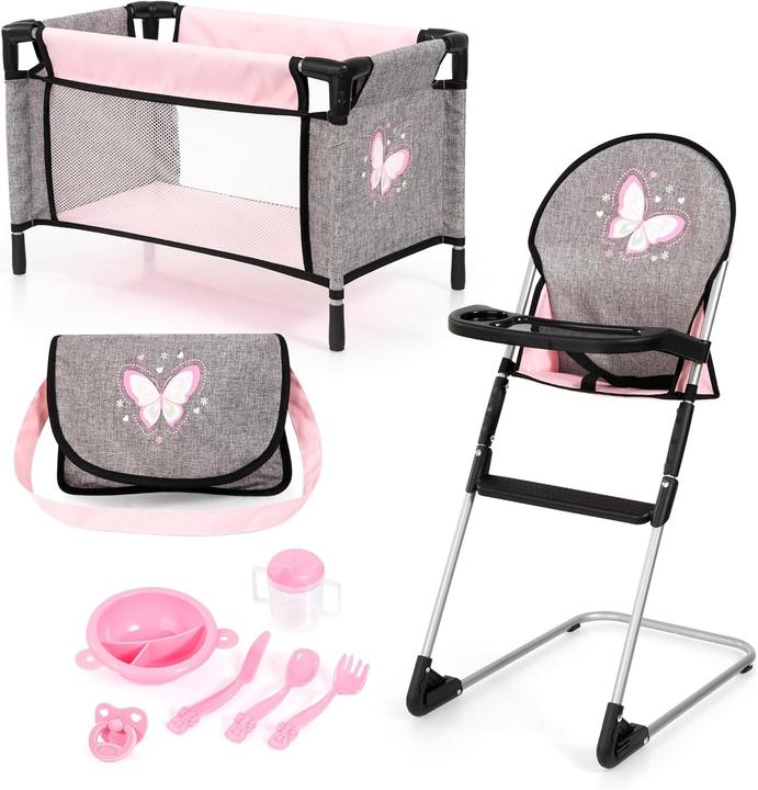 Bayer Doll Chair Bed Bag Pacifier Accessories