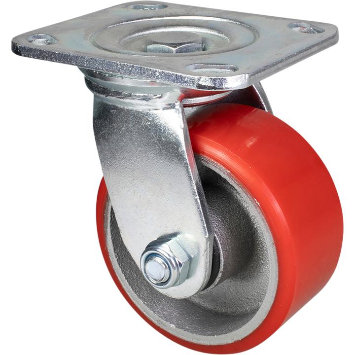 Wagner System Roulettes pivotantes pour manutention de charges lourdes, Ø 100 mm, lot de 2