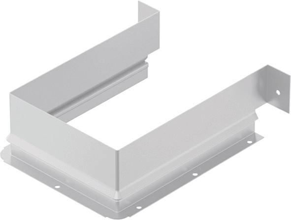 Actual product image Hettich Metal surround for siphon cutout angular