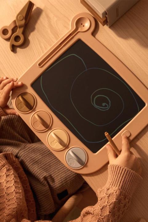 Actual product image Liewood Zeichentafel LCD Venzora mit Stempleln Pale Tuscany Multi Mix