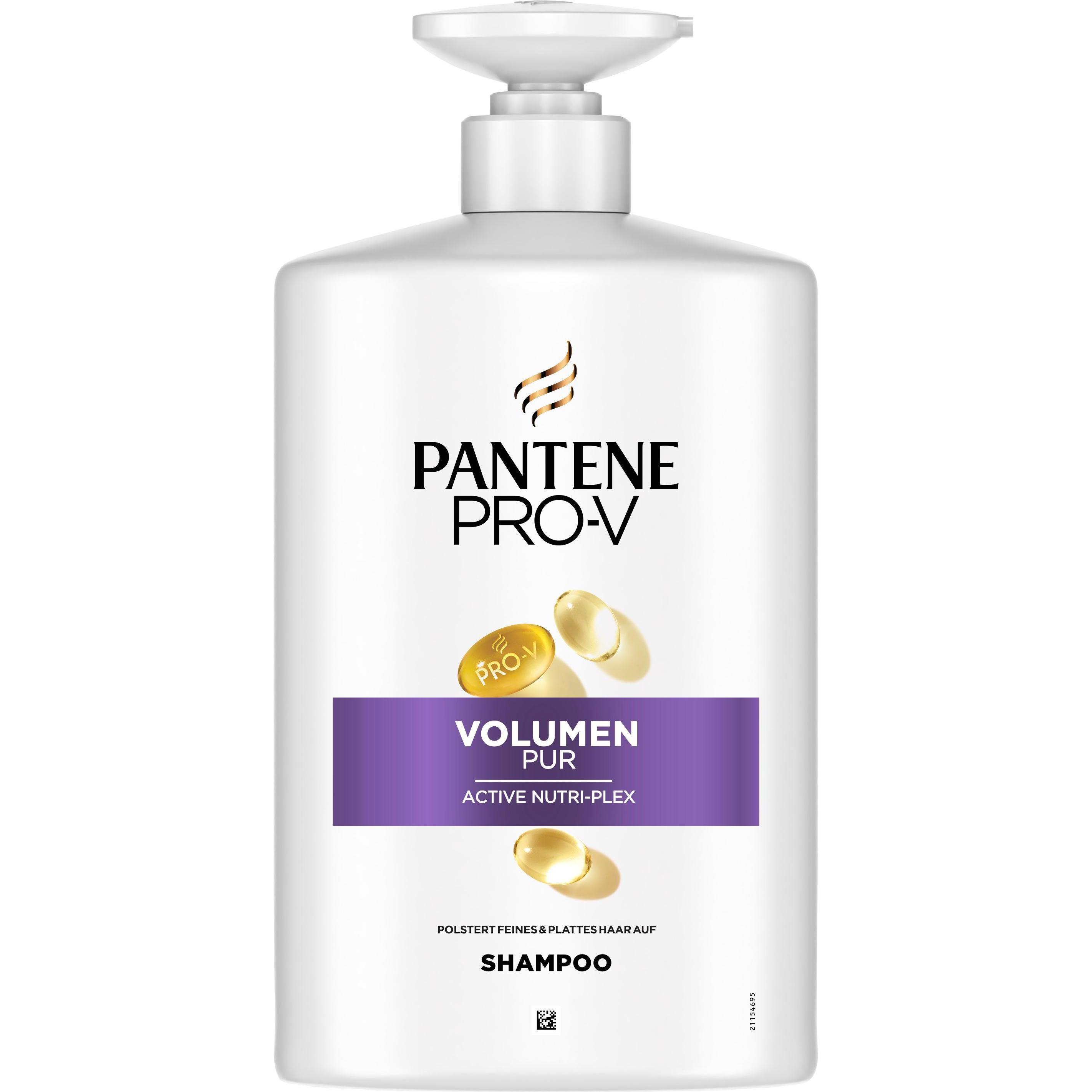 Pantene, Shampoo, Pro-V Volumen Pur (1000 ml, Flüssiges Shampoo)
