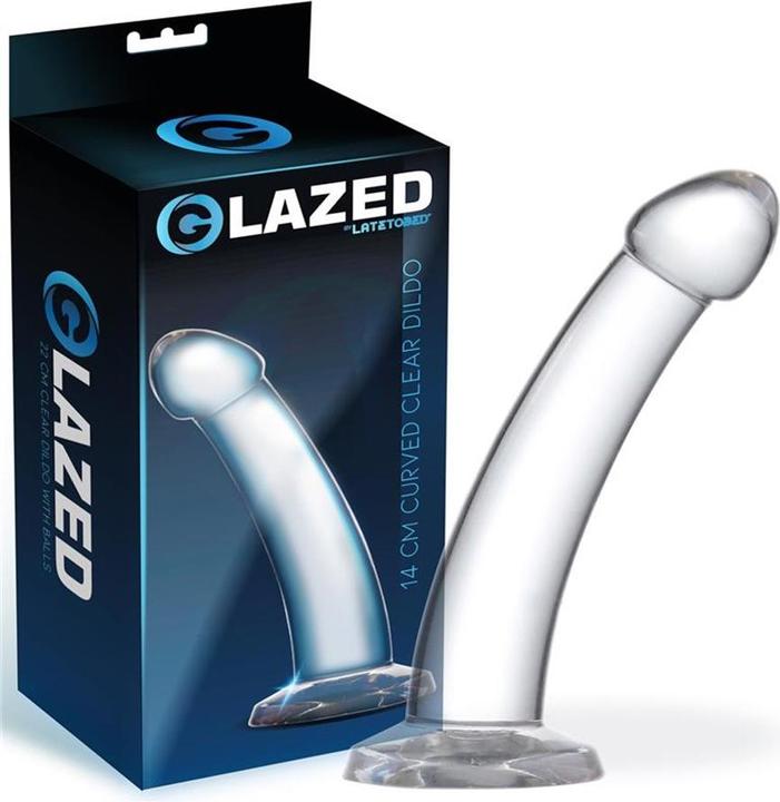 Actual product image Glazed Curved dildo