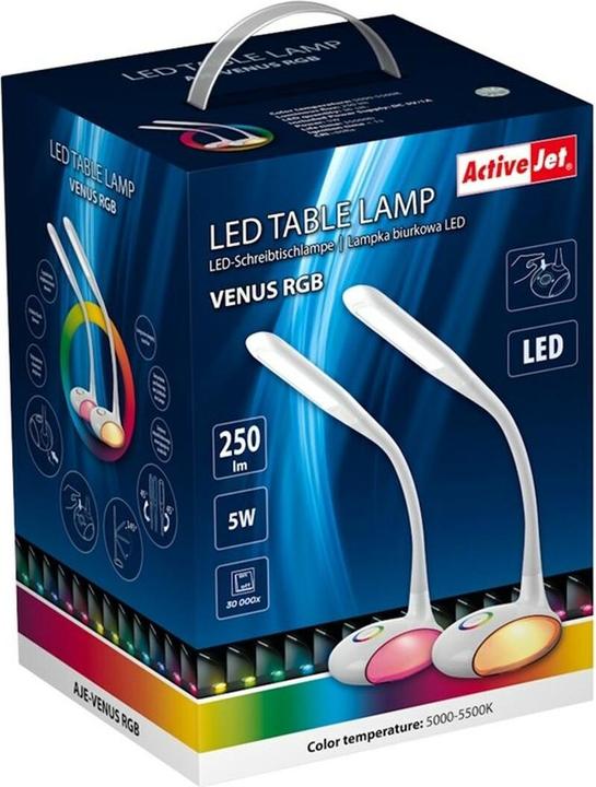 Image du produit Activejet AJE-VENUS RGB Lampe de table Ampoule(s) non remplaçable(s) LED A++ (250 lm)