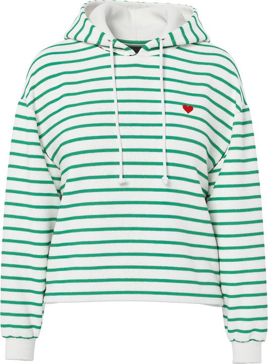 Actual product image Pieces Pcchilli Ls Hoodie Stripes Emb Noos Bc (XXL)