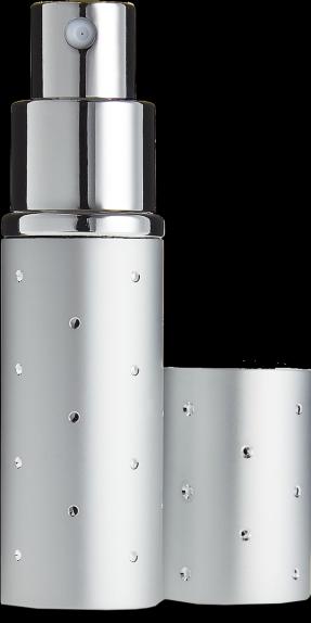 Immagine prodotto Nebulizzatore tascabile, argento, con puntini argentati, per 10 ml Altezza: 9 cm (10 ml)