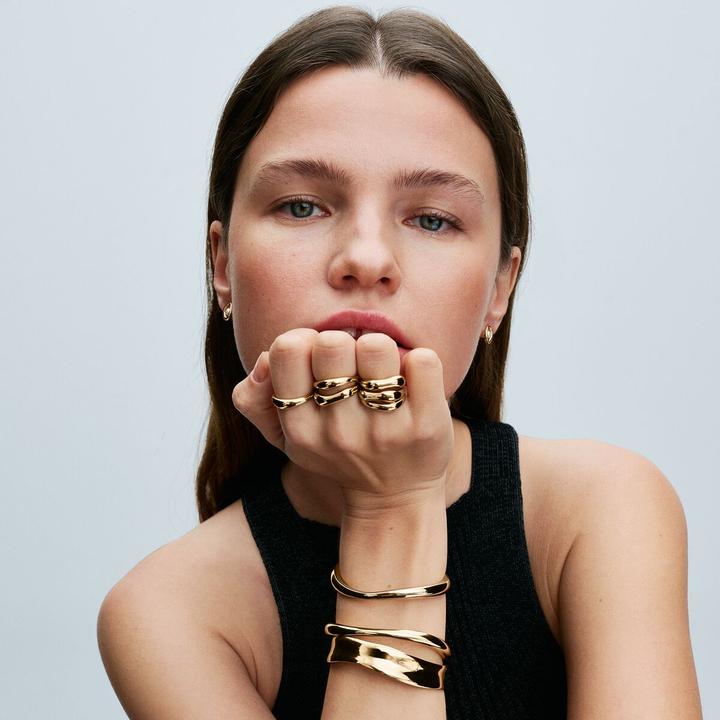 Produktbild Pandora Organisch Geformte Stacking Ringe (60, 925 Silber)