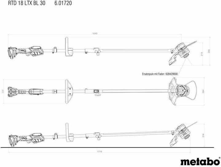Produktbild Metabo RTD 18 LTX BL 30 (Trimmfaden)