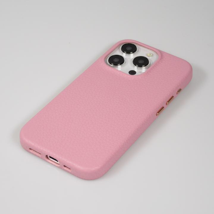 Image du produit PhoneLook Coque Cuir de veau luxe grainé intégral avec boutons métalliques et MagSafe (Apple iPhone 14 Pro)