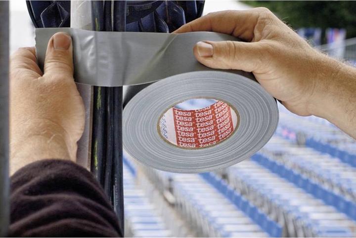 Produktbild tesa PE-Rep.-Band 25m:50mm silber (50 mm)
