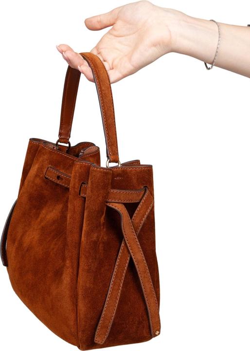 Produktbild Tory Burch romy suede bucket bag, park bench
