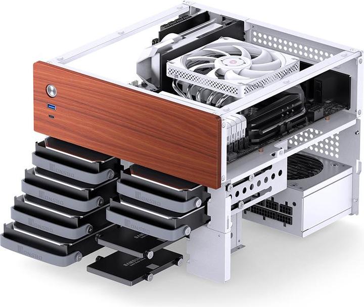 Image du produit Jonsbo N4 White (mATX, ITX)