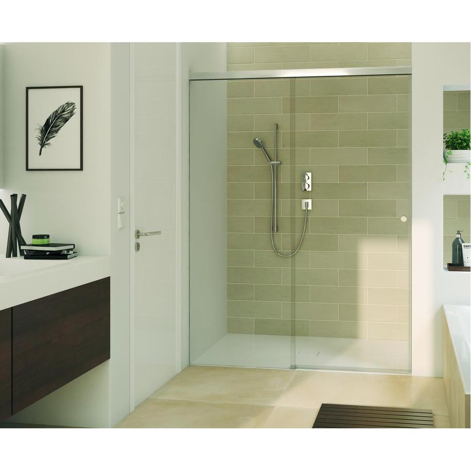 Vitris, Türbeschlag + Scharnier, Nischendusche Aquant 40 Komplettset 1-fl+AMMAvA-glig