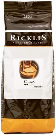 Produktbild RickliS Kaffeerösterei Crema (250 g, Mittlere Röstung)