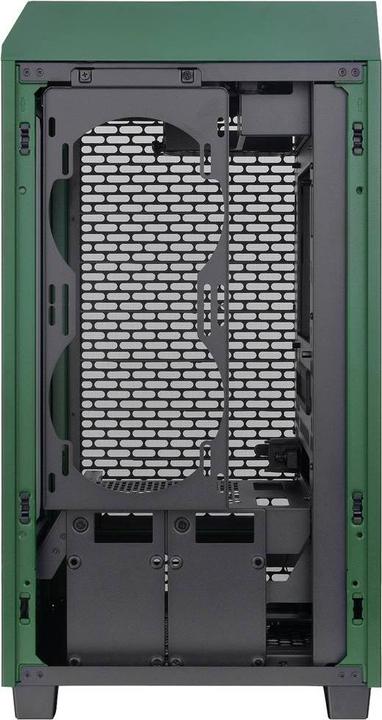 Actual product image Thermaltake The Tower 200 (dark green, tempered glass) (Mini-ITX)