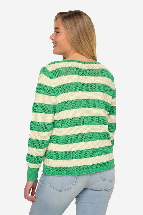Immagine prodotto Laurasøn Pullover, Ringel, Strukturmix, Rundhals, Langarm (M)