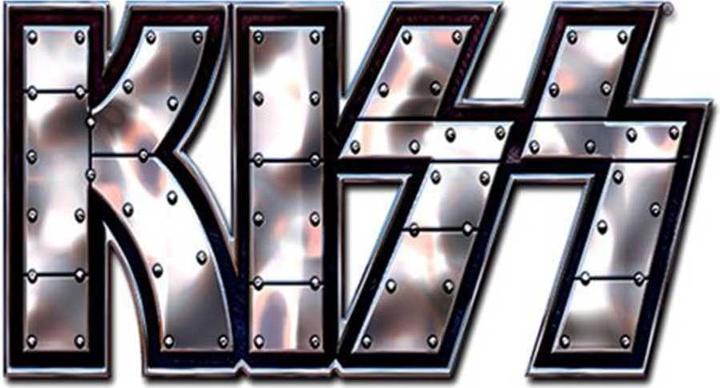 Actual product image KISS Logo Studded Badge